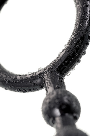 Цепочка анальная TOYFA A-Toys, черная, 23,2 см, Ø 2,7